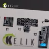 Kelik Mig-29 Fulcrum-C 9-13 interior 3D decals for GWH kit - 3D belsőtér-részletező matricakészlet