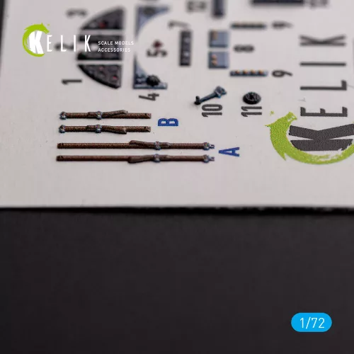 Kelik IAR.81c - interior 3D decals for IBG Models kit - 3D belsőtér-részletező matricakészlet