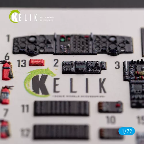 Kelik HC.1 Chinook - interior 3D decals for Airfix kit - 3D belsőtér-részletező matricakészlet