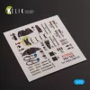 Kelik Me 163 B/S Komet - interior 3D decals for Hobby 2000/Academy kit - 3D belsőtér-részletező matricakészlet, Hobby 2000/Academy makettekhez