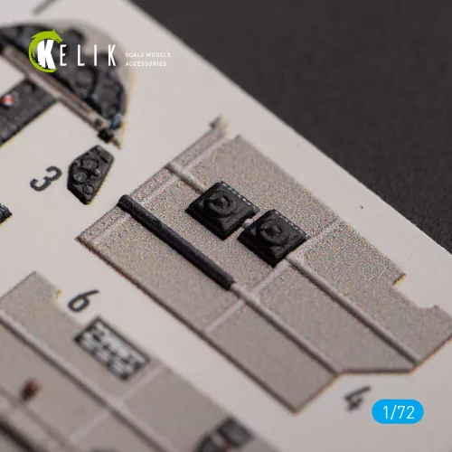 Kelik Brewster 239E - interior 3D decals for Hobby 2000/Hasegawa kit - 3D belsőtér-részletező matricakészlet