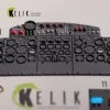 Kelik Vickers Valiant B(PR)K.1 front cockpit - interior 3D decals for Airfix kit - Vickers Valiant B(PR)K.1 első cockpit – 3D belsőtér-részletező matricakészlet