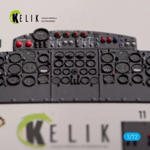 Kelik Vickers Valiant B(PR)K.1 front cockpit - interior 3D decals for Airfix kit - Vickers Valiant B(PR)K.1 első cockpit – 3D belsőtér-részletező matricakészlet