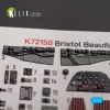 Kelik Bristol Beauhfighter TF.X - interior 3D decals for Airfix kit - 3D belsőtér-részletező matricakészlet