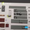 Kelik Bristol Beauhfighter TF.X - interior 3D decals for Airfix kit - 3D belsőtér-részletező matricakészlet