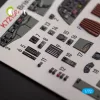 Kelik Bristol Beauhfighter TF.X - interior 3D decals for Airfix kit - 3D belsőtér-részletező matricakészlet