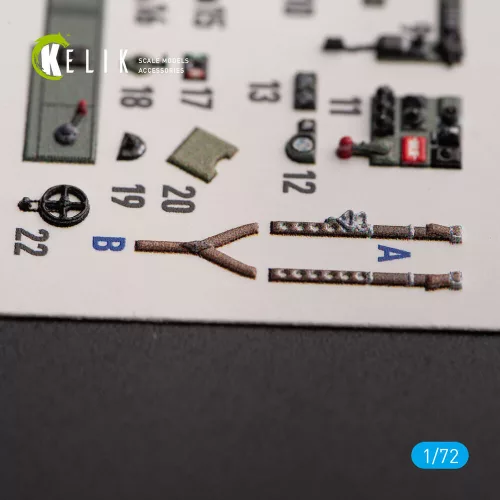 Kelik Bristol Beaufort Mk.1 - interior 3D decals for Airfix kit - 3D belsőtér-részletező matricakészlet
