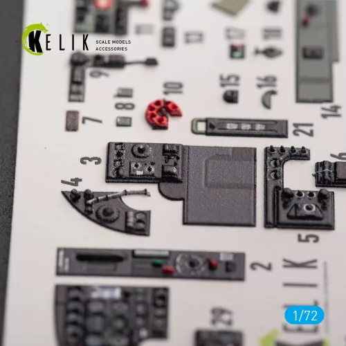 Kelik Bristol Beaufort Mk.1 - interior 3D decals for Airfix kit - 3D belsőtér-részletező matricakészlet