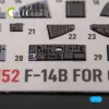 Kelik F-14B - interior 3D decals for GWH kit - 3D belsőtér-részletező matricakészlet