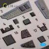 Kelik F-14B - interior 3D decals for GWH kit - 3D belsőtér-részletező matricakészlet