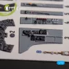 Kelik Hawker Sea Fury FB.11 - interior 3D decals for Trumpeter kit - 3D belsőtér-részletező matricakészlet