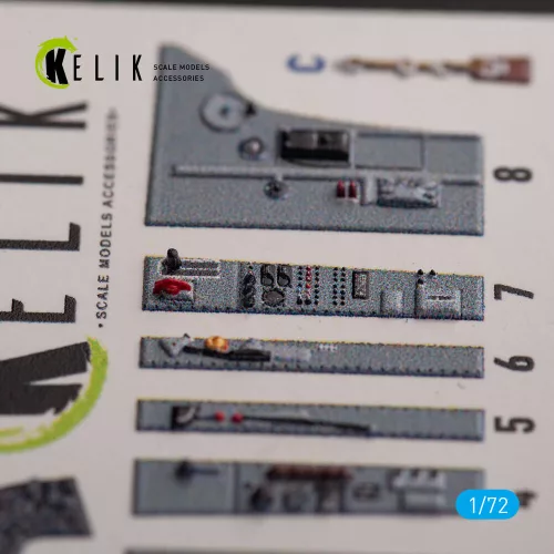 Kelik Hawker Sea Fury FB.11 - interior 3D decals for Trumpeter kit - 3D belsőtér-részletező matricakészlet