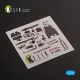Kelik P-40K - interior 3D decals for Special Hobby kit - 3D belsőtér-részletező matricakészlet