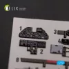 Kelik P-40K - interior 3D decals for Special Hobby kit - 3D belsőtér-részletező matricakészlet