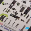 Kelik F4U-1A Corsair - interior 3D decals for Tamiya kit - 3D belsőtér-részletező matricakészlet