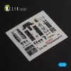 Kelik OA-10A Thunderbolt - interior 3D decals for Italeri kit - 3D belsőtér-részletező matricakészlet
