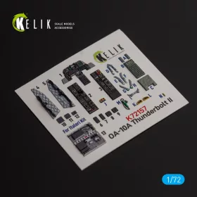   Kelik OA-10A Thunderbolt - interior 3D decals for Italeri kit - 3D belsőtér-részletező matricakészlet