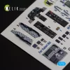 Kelik OA-10A Thunderbolt - interior 3D decals for Italeri kit - 3D belsőtér-részletező matricakészlet