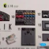 Kelik AVRO LANCASTER B.III - interior 3D decals for Airfix kit - 3D belsőtér-részletező matricakészlet