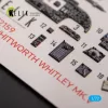 Kelik ARMSTRONG WHITWORTH WHITLEY MK.V - interior 3D decals for Airfix kit - 3D belsőtér-részletező matricakészlet