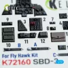 Kelik SBD-3 Dauntless - interior 3D decals for FlyHawk kit - 3D belsőtér-részletező matricakészlet