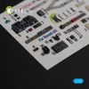 Kelik P-47M Thunderbolt- interior 3D decals for Revell kit - 3D belsőtér-részletező matricakészlet