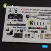 Kelik P-47M Thunderbolt- interior 3D decals for Revell kit - 3D belsőtér-részletező matricakészlet
