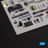 Kelik P-47M Thunderbolt- interior 3D decals for Revell kit - 3D belsőtér-részletező matricakészlet