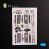 Kelik L-29 Delfin - interior 3D decals for AMK kit - 3D belsőtér-részletező matricakészlet