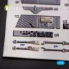 Kelik L-29 Delfin - interior 3D decals for AMK kit - 3D belsőtér-részletező matricakészlet
