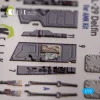 Kelik L-29 Delfin - interior 3D decals for AMK kit - 3D belsőtér-részletező matricakészlet