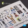 Kelik F.2A Lighting - interior 3D decals for Airfix kit - 3D belsőtér-részletező matricakészlet