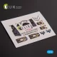 Kelik English Electric Canberra PR.9 - interior 3D decals for Airfix kit - 3D belsőtér-részletező matricakészlet