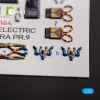 Kelik English Electric Canberra PR.9 - interior 3D decals for Airfix kit - 3D belsőtér-részletező matricakészlet