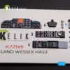 Kelik Westland Wessex HAS.3 - interior 3D decals for Italeri kit - 3D belsőtér-részletező matricakészlet