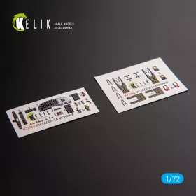   Kelik OV-1A/JOV-1A MOHAWK - interior 3D decals for ClearProp kit - 3D belsőtér-részletező matricakészlet