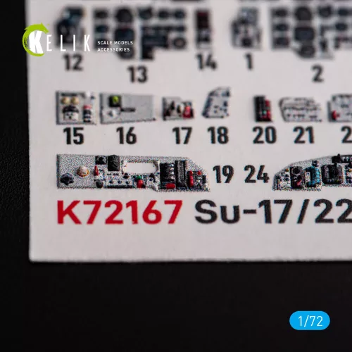 Kelik SU-17M4P/22M4 - interior 3D decals for ModelSvit kit - 3D belsőtér-részletező matricakészlet