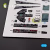 Kelik F-117A NIGHTHAWK - interior 3D decals for Hasegawa kit - 3D belsőtér-részletező matricakészlet