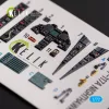 Kelik F-117A NIGHTHAWK - interior 3D decals for Hasegawa kit - 3D belsőtér-részletező matricakészlet