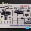 Kelik Dewoitine D.520 - interior 3D decals for Hobby 2000/Hasegawa kit - 3D belsőtér-részletező matricakészlet