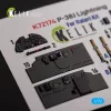 Kelik P-38J Lightning – 3D belsőtér-részletező matricakészlet, Italeri/Academy makettekhez