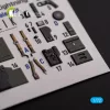 Kelik P-38J Lightning – 3D belsőtér-részletező matricakészlet, Italeri/Academy makettekhez