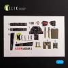 Kelik Jaguar A - interior 3D decals for HobbyBoss kit - 3D belsőtér-részletező matricakészlet