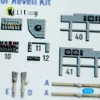 Kelik BV-222 - interior 3D decals for Revell kit - 3D belsőtér-részletező matricakészlet