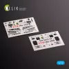 Kelik MiG-29UB - interior 3D decals for IBG models kit - 3D belsőtér-részletező matricakészlet