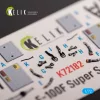 Kelik F-100F - interior 3D decals for Trumpeter kit - 3D belsőtér-részletező matricakészlet