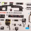 Kelik B-24H Liberator - interior 3D decals for Airfix kit - 3D belsőtér-részletező matricakészlet