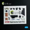 Kelik Supermarine Swift FR.5 - interior 3D decals for AirFix kit - 3D belsőtér-részletező matricakészlet
