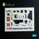 Kelik Supermarine Swift FR.5 - interior 3D decals for AirFix kit - 3D belsőtér-részletező matricakészlet