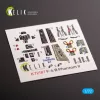Kelik F-4B Phantom - interior 3D decals for FineMolds kit - 3D belsőtér-részletező matricakészlet